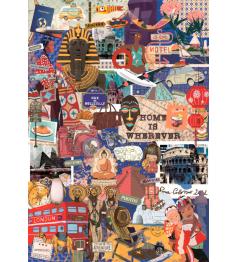 Puzzle Clementoni Plus c'est plus, Voyages et culture 1000 pcs