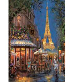 Puzzle Clementoni Soirée au Café Eiffel 500 pièces
