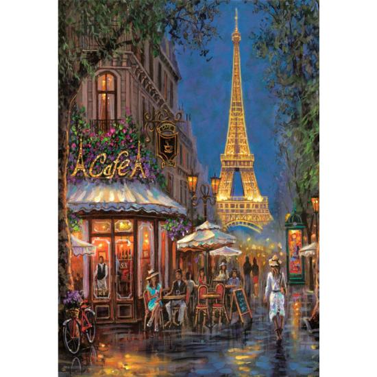 Puzzle Clementoni Soirée au Café Eiffel 500 pièces Puzzle Clementoni Soirée au Café Eiffel 500 pièces