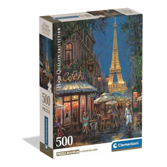 Puzzle Clementoni Soirée au Café Eiffel 500 pièces Puzzle Clementoni Soirée au Café Eiffel 500 pièces
