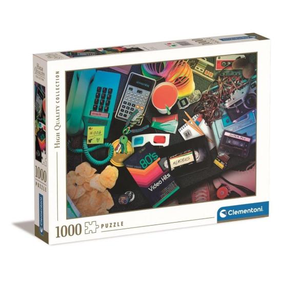 Clementoni Puzzle Nostalgie des années 80 1000 pièces