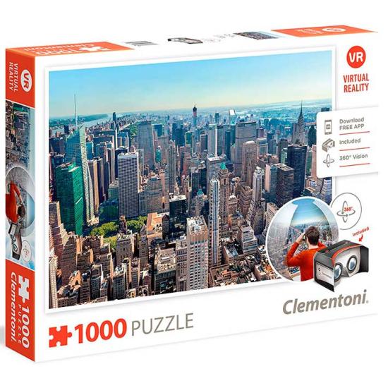 Clementoni VR New York Puzzle 1000 pièces