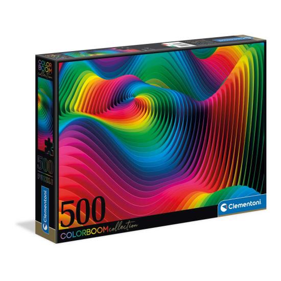 Puzzle Clementoni Waves Colorboom 500 pièces