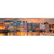 Puzzle Clementoni Panorama Amsterdam Brillant de 1000 Pcs
