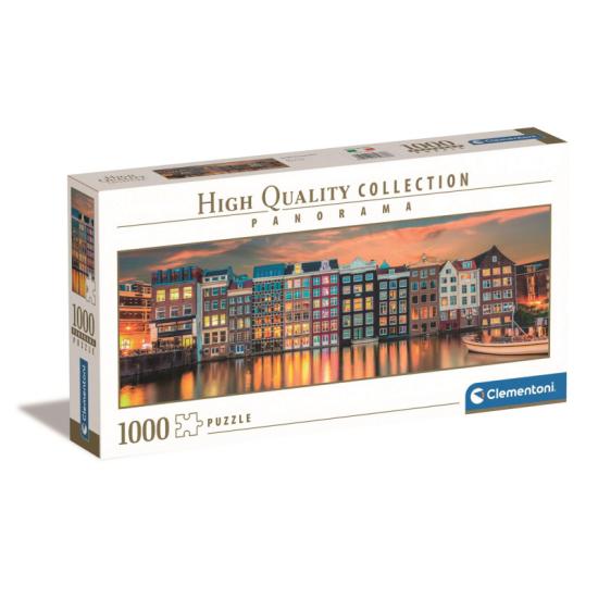 Puzzle Clementoni Panorama Amsterdam Brillant de 1000 Pcs