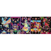 Puzzle Clementoni Panorama Animaux Colorés Disney 1000 Pièces