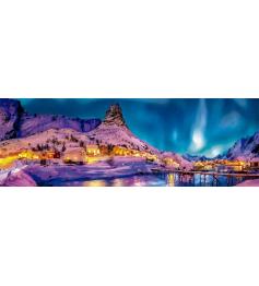 Puzzle Clementoni Panorama Nuit Colorée aux Lofoten 1000 Pcs