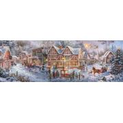 Puzzle Clementoni Panorama Se Prépare Pour Noël 1000 pièces