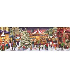 Puzzle Clementoni Panorama Village De Noël 1000 pièces