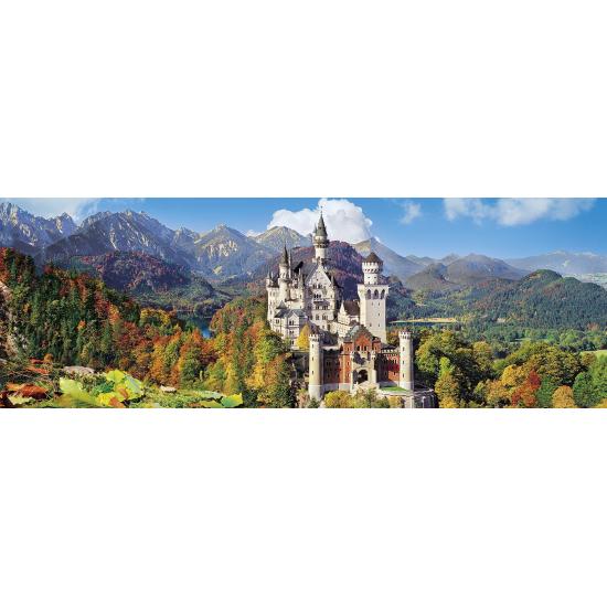Puzzle Panoramique Clementoni du Château du Roi Fou de 1000