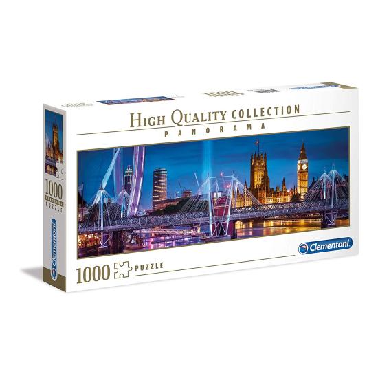 Clementoni London Night Puzzle panoramique 1000 pièces