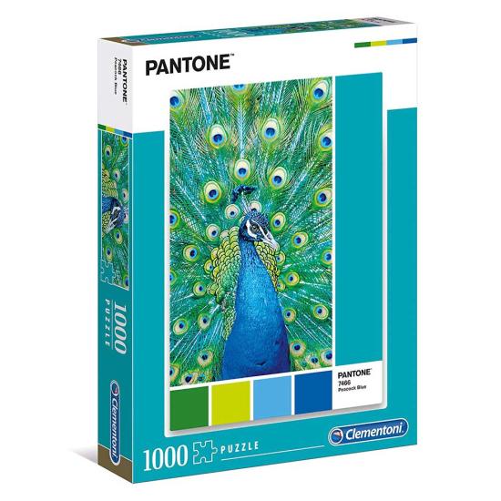 Puzzle Clementoni PANTONE 7466, Paon de 1000