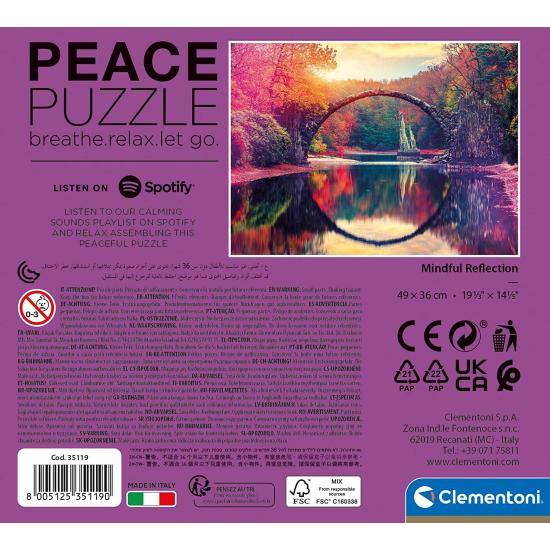 Clementoni Peace Puzzle Puzzle de réflexion consciente 500 pièce