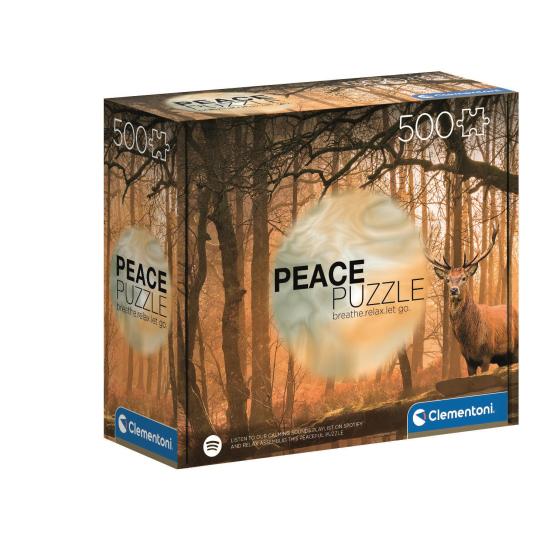 Puzzle Clementoni Peace Puzzle Whispers of the Forest 500 pièces