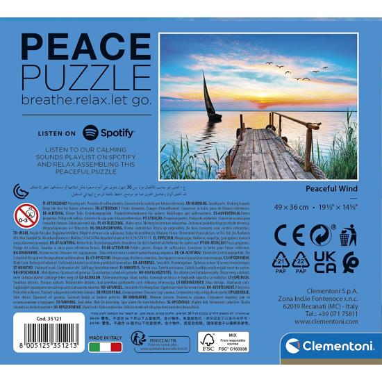 Clementoni Peace Puzzle Vent de paix Puzzle 500 pièces