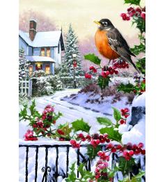 Puzzle Clementoni Robin Et Houx 1000 pièces