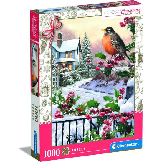 Puzzle Clementoni Robin Et Houx 1000 pièces