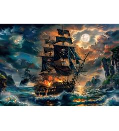Puzzle Clementoni Pirates Des Mers Hantées XXL 300 pièces