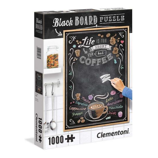Clementoni Puzzle en ardoise brune 1000 pièces Clementoni Puzzle en ardoise brune 1000 pièces