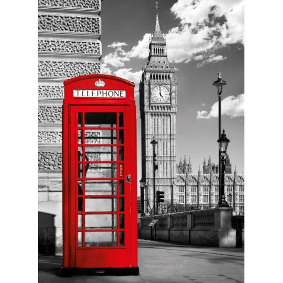 Clementoni Platinum Puzzle London Telephone Booth 1000 pièces