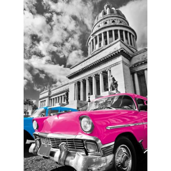 Puzzle Clementoni Platine Voitures Cubaines 1000 Pièces