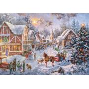 Puzzle Clementoni Préparatifs Pour Noël 1000 pièces