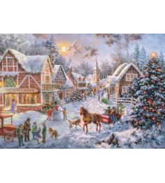 Puzzle Clementoni Préparatifs Pour Noël 1000 pièces