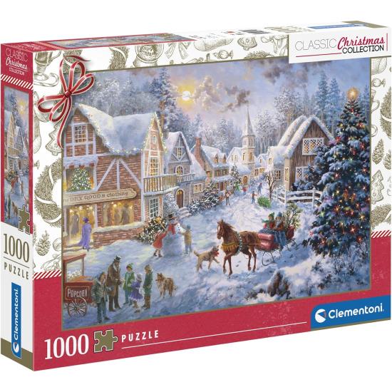 Puzzle Clementoni Préparatifs Pour Noël 1000 pièces