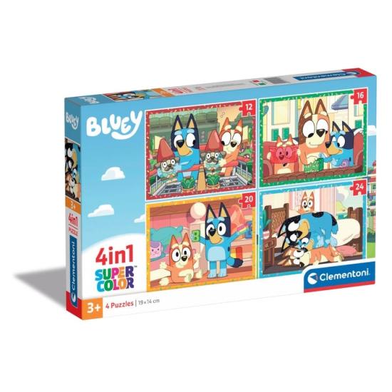 Clementoni Puzzle Progressif Bluey 12-16-20-24 Pcs
