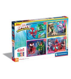 Clementoni Puzzle Progressif Spidey Amazing Friends 12-16-20-24