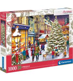 Puzzle Clementoni Village De Noël 1000 pièces