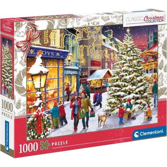 Puzzle Clementoni Village De Noël 1000 pièces