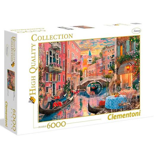 Clementoni Puzzle Coucher de soleil romantique à Venise 6000 piè