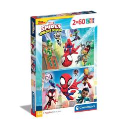 Puzzle Clementoni Spidey Amazing Friends 2 x 60 pièces