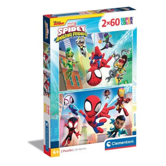 Puzzle Clementoni Spidey Amazing Friends 2 x 60 pièces