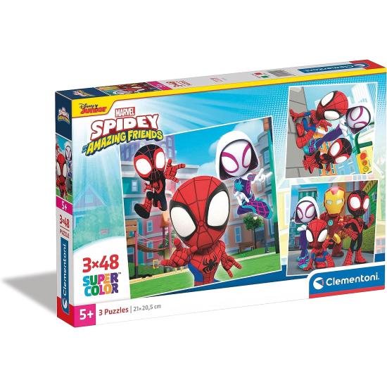 Puzzle Clementoni Spidey and Amazing Friends 3 x 48 pièces