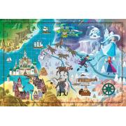 Clementoni Story Maps La Reine des Neiges Puzzle 1000 pièces