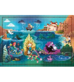 Clementoni Story Maps La Petite Sirène Puzzle 1000 pièces