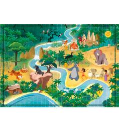 Puzzle Clementoni Story Maps Le Livre de la Jungle 1000 pcs