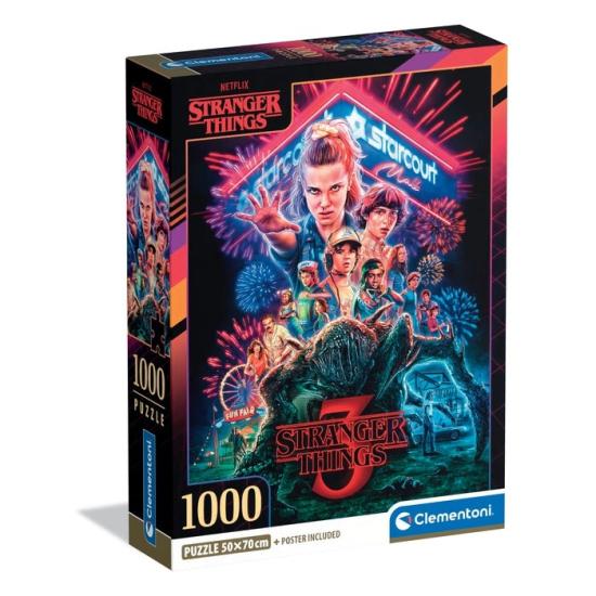 Puzzle Clementoni Stranger Things 3 1000 pièces