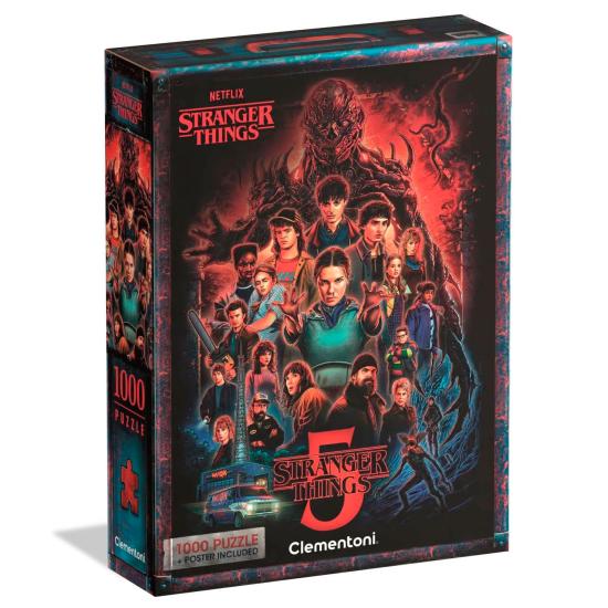 Puzzle Clementoni Stranger Things 5 de 1000 pièces