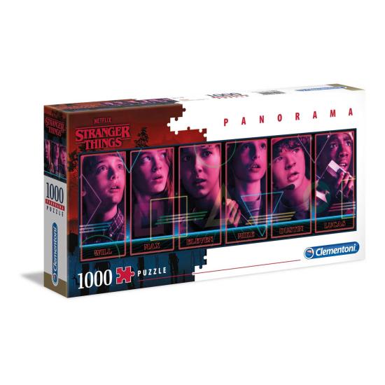 Clementoni Stranger Things Puzzle panoramique 1000 pièces