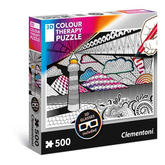 Puzzle Clementoni THERAPY Le Phare 500 Pièces