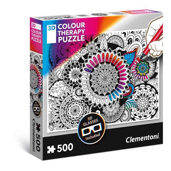 Clementoni THERAPY Puzzle Mandala 500 pièces