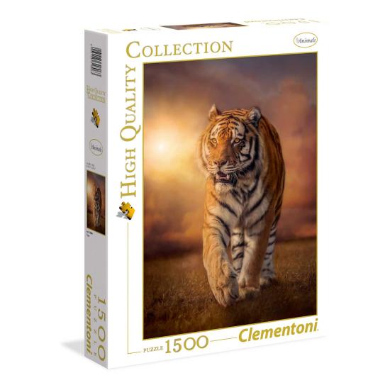 Clementoni Tiger au coucher du soleil Puzzle 1500 pièces