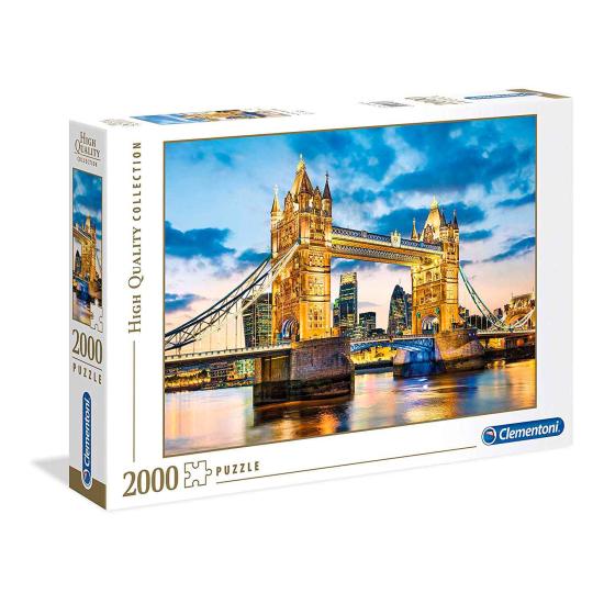 Clementoni Tower Bridge au crépuscule Puzzle 2000 pièces Clementoni Tower Bridge au crépuscule Puzzle 2000 pièces
