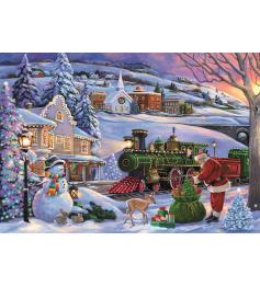 Puzzle Clementoni Train De Noël 500 pièces
