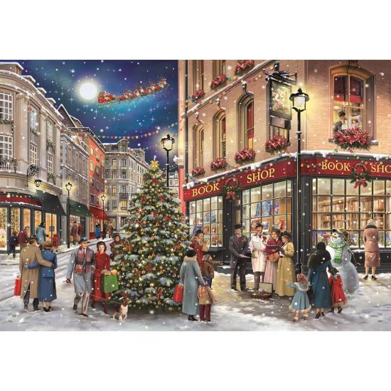 Puzzle Clementoni Une Promenade De Noël 1000 pièces