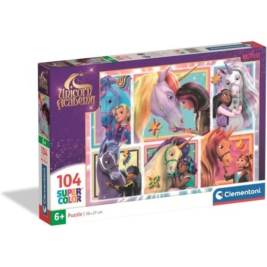 Puzzle Clementoni Unicorn Academy: Licornes 104 pièces Puzzle Clementoni Unicorn Academy: Licornes 104 pièces