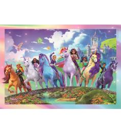 Puzzle Clementoni Unicorn Academy 104 pièces